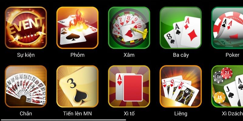 Xu hướng lựa chọn top 10 game bài